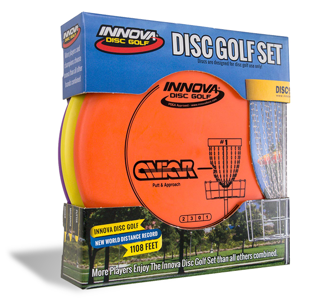 Innova DX beginner disc golf starter set