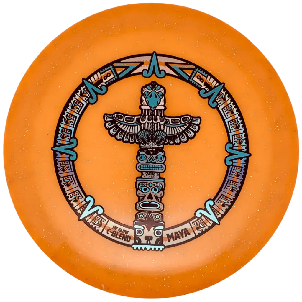 Infinite discs Metal flake Glow C-blend Maya