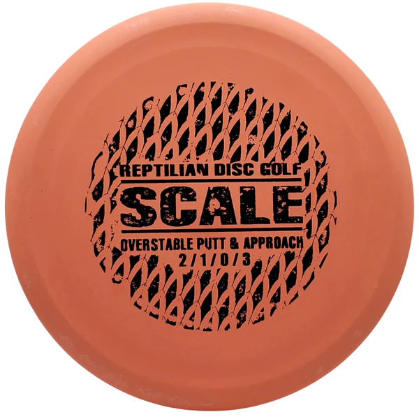 Reptilian disc golf Tar pit Scale