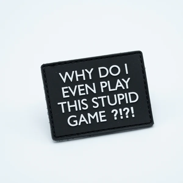 BouncebackDG PVC patch Why do I even play
