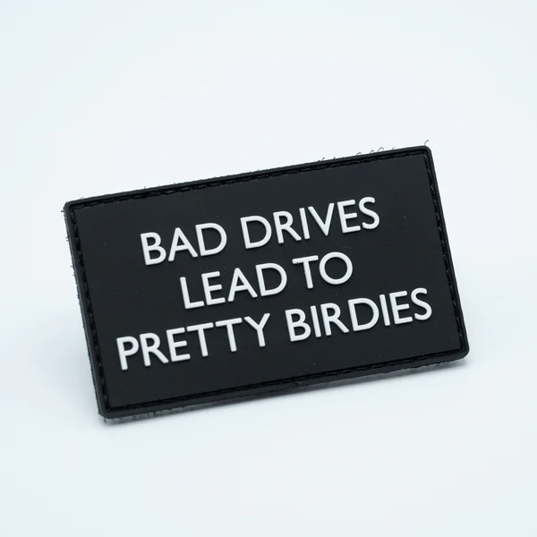 BouncebackDG PVC patch Bad drives lead to pretty birdies