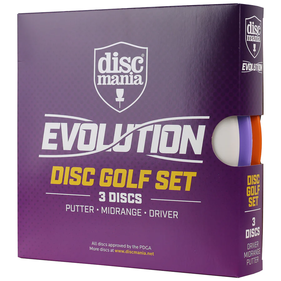 Discmania Evolution Disc golf starter set