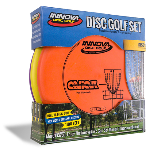 Innova DX beginner disc golf starter set