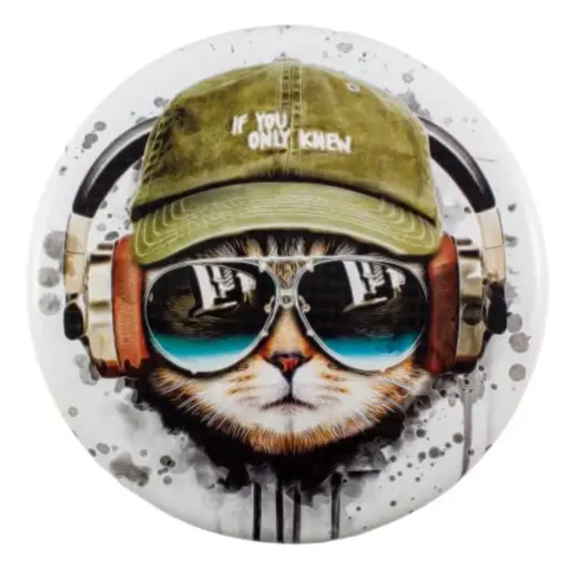 Divergent discs Stayput Golem - graphic stamp cat