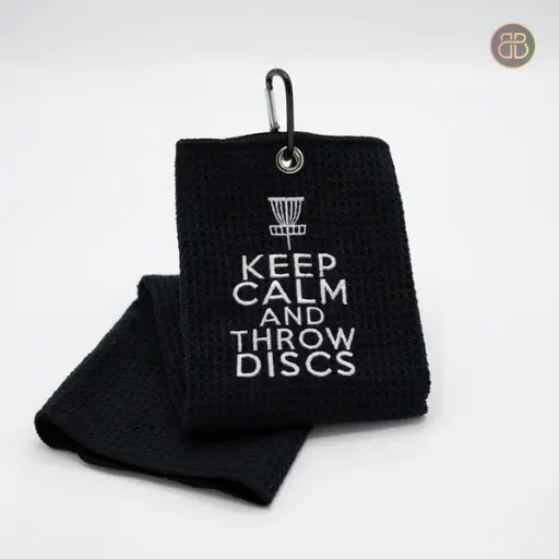 BouncebackDG Towel Keep calm and throw discs
