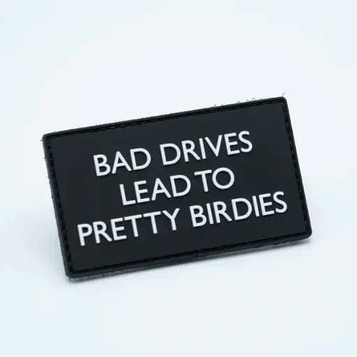 BouncebackDG PVC patch Bad drives lead to pretty birdies