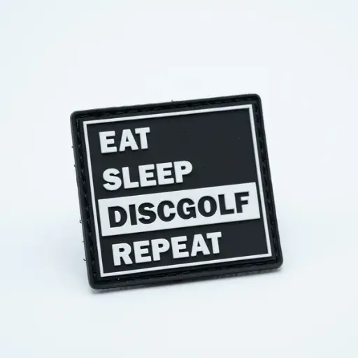 BouncebackDG PVC patch Eat sleep discgolf repeat