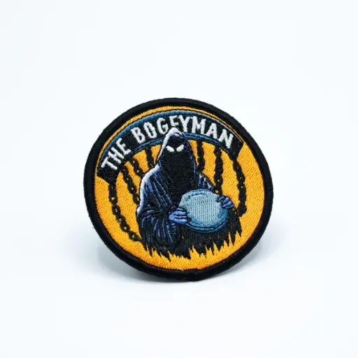 BouncebackDG Textile patch The bogeyman - round