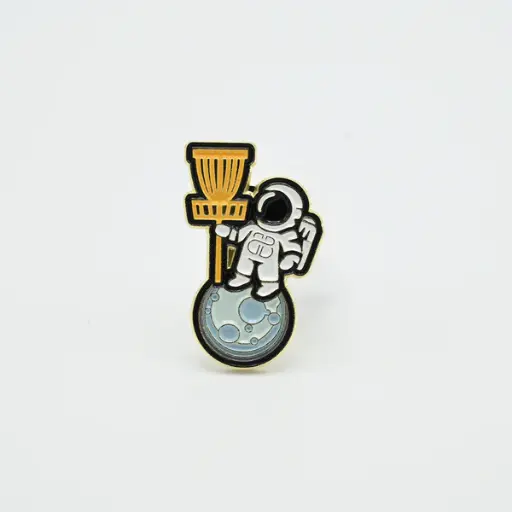 BouncebackDG Pin Astronaut Basket on the moon